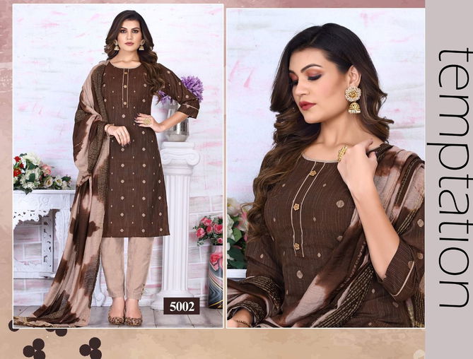 New Riya Jasmin Ethnic Wear Wholesale Kurti With Bottom Dupatta